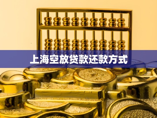 上海空放贷款还款方式 上海空放贷款还款方式