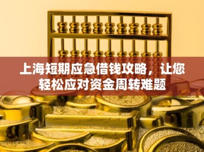 上海短期应急借钱攻略，让您轻松应对资金周转难题